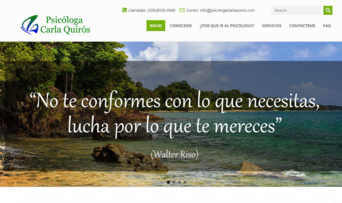 Psicóloga Carla Quirós