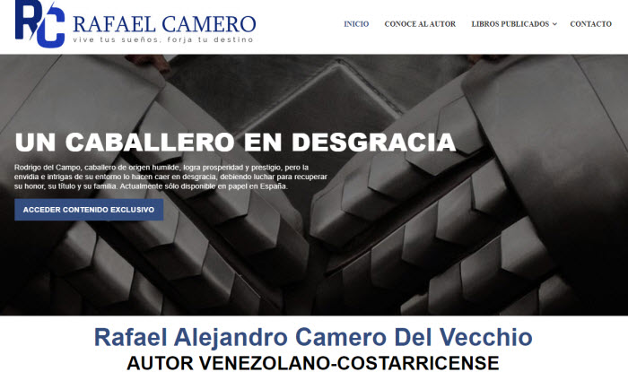 Escritor Rafael Camero