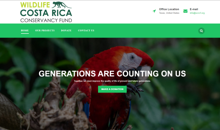 Wildlife Costa Rica Conservancy Fund
